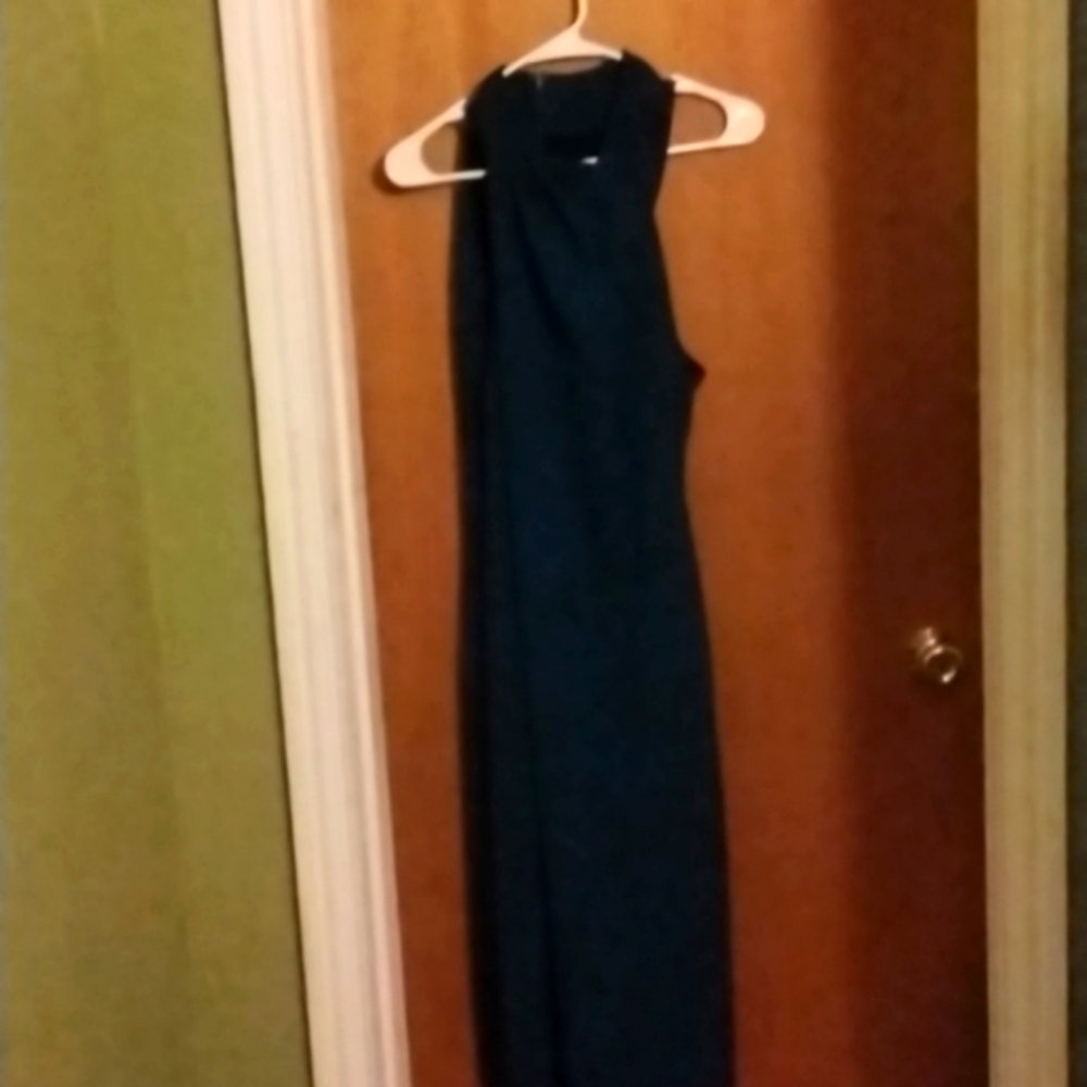 A green dress